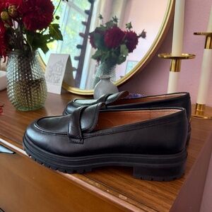 Madewell platform loafers, never worn